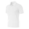 Summer New Arrival Men's Polo Shirt Solid-Colour Collared Short-Sleeved Top with Contrast Panels