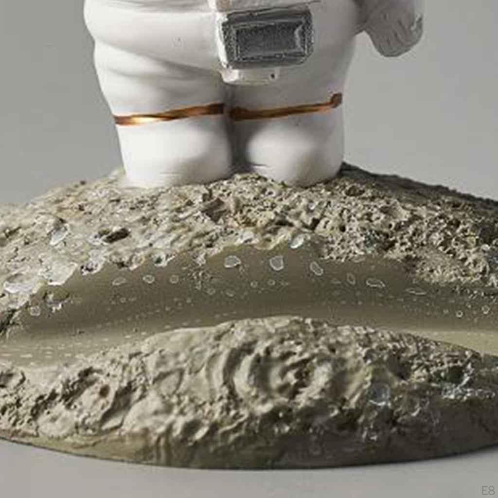 Astronaut Figurines Decor Shelf Character Spaceman Statue Outer Space Handmade Desktop Collectible
