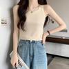 Anti-light Low-necked Small Suspender Vest for Women's Outer Wear, Summer New Sleeveless Thickened Bottom Inner Top