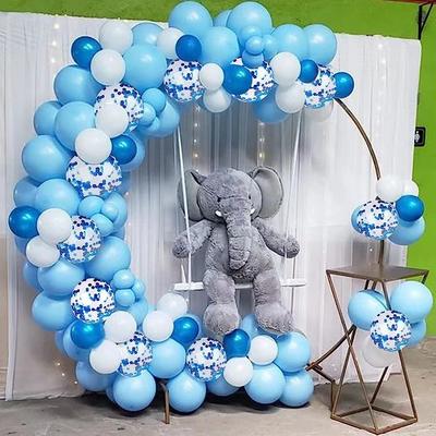 Vintage Blue Balloon Chain Baby Shower Birthday Bridal Shower Wedding Graduation Anniversary Party Decoration