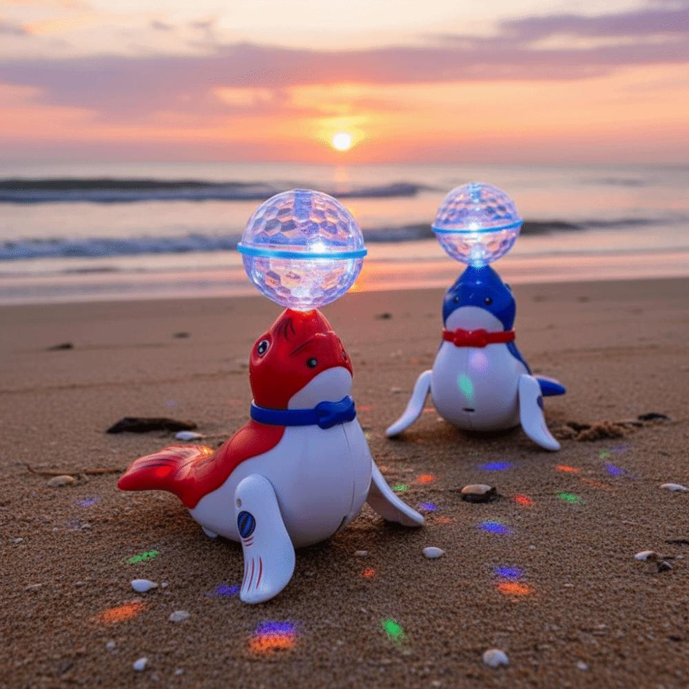 Ball Spinning Stunt Top Ball Colorful Sound Electronic Pet Toy Rotating Toy Indoor Play