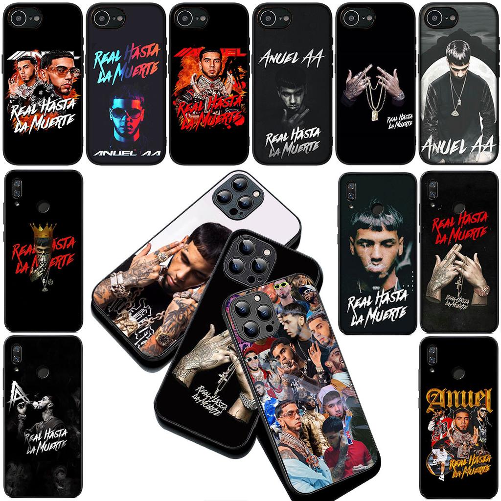 Anuel Hot AA Silicone Cover for Apple iPhone 16 14 15 Plus 11 Pro Max 16E ProMax + 15Plus 16+ 14+ Coque Phone Case