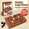 Interactive Touch Flip Black White Chess Parent-Child Intelligent Tabletop Board Games Montessori Track
