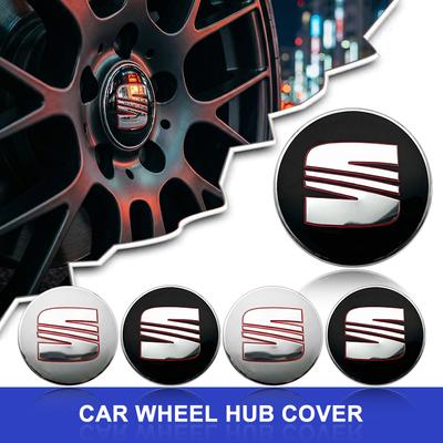 4 Pièces Emblème de Badge de Voiture Cache-Moyeux de Roue Cache-Jante Pour Leon MK1 MK2 MK3 5F Ibiza 6L 6J Altea Arona Tarraco Cupra Cordoba