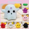 Charming Ghost Plush Backpack Accessory In Various Colors Soft And Cute Short Plush Toy