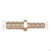 2pcs Brass Barb Splicer Mender Straight Hose Tube Fitting Fuel Joiner