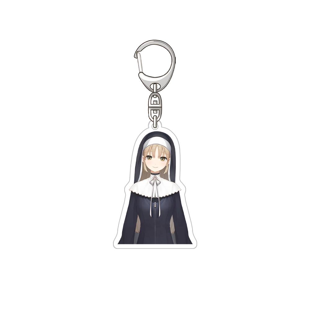 NIJISANJI Shikinagi Akira Genzuki Tojiro KOyanagi Rou Harusaki Air Sister Claire Official Acrylic Keychain Bag Pendant Fans Gift