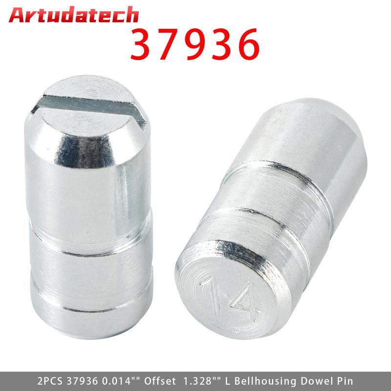 Artudatech 2PCS 37936 0.014 Offset 1.328 L Bellhousing Dowel Pin