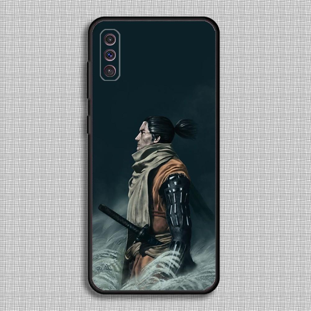 S-Sekiro Shadows Die Twice Phone Case For Samsung S23,23,22,30,21,10,9,Note20 Ultra,Lite,Ultra,5G,Plus,FE,Black Soft Case