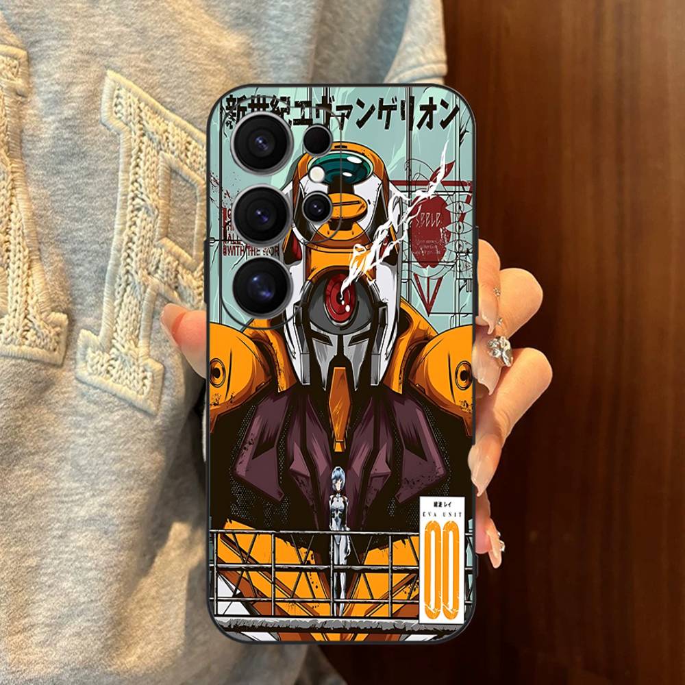 Hot Anime E-Evangelions Phone Case For Samsung S 24 Fe 25 Ultra Plus 20 Lite 21 30 22 23 24 22 Ultra 5G Fundas