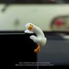 Resin Cartoon Animal Decor For Desk Car Dashboard Tv Monitor Gift Idea Cute 3D Duck Figurine Mini Resin Duck Ornament Playful