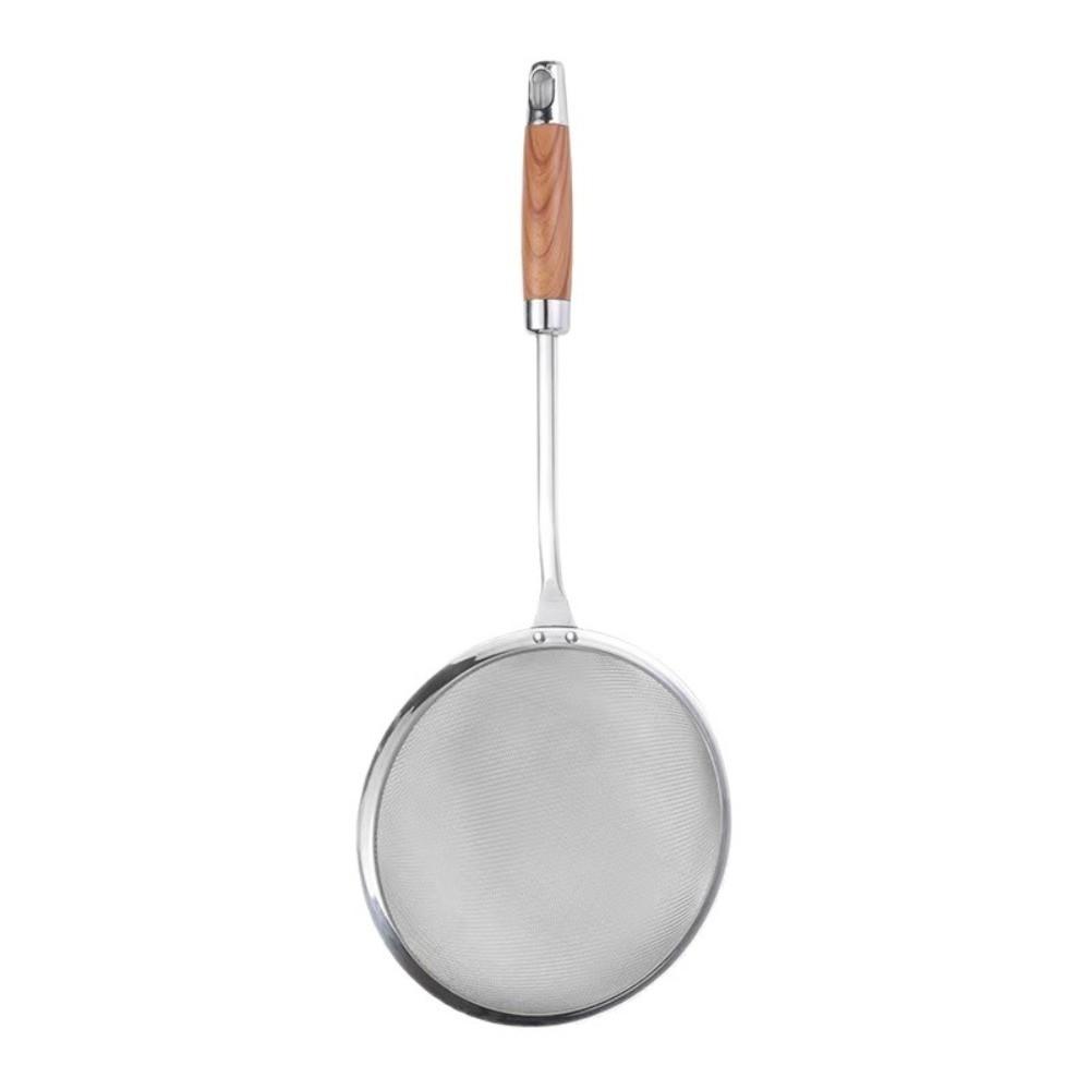 Mesh Filter Spoon Net Leak Fruit Juice Dregs Separator Durable Soup Strainer  Kitchen Sieve