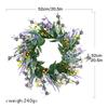 Simulation Small Wild Flower Garland American Wedding Pastoral Home Decoration Garden Door Hanging