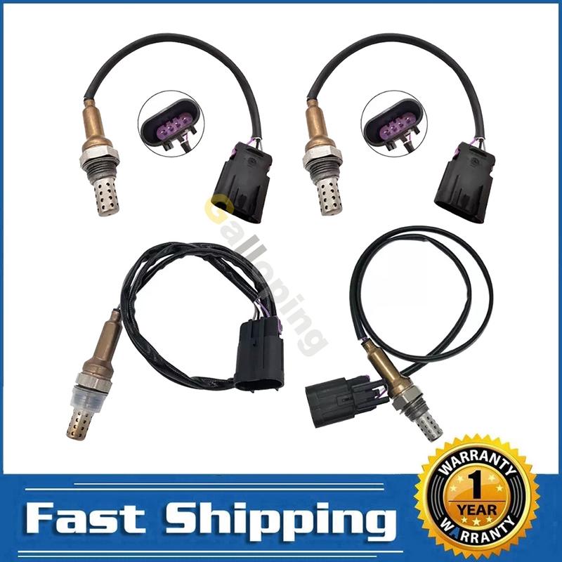 

4x O2 Oxygen O2 Sensor for Hyundai 2007 2008 2009 Santa Fe 3.3L 2007 2008 2009 2010 2011 2012 Veracruz 3.8L Upstream Downstream