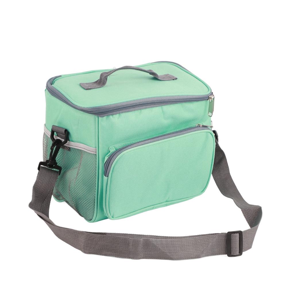 Bolsa Térmica de Tecido Multifuncional Moderna para Almoço com Alça de Ombro Única para Casa Trabalho