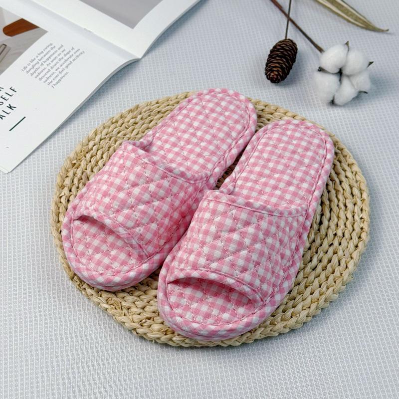 Artistic Unisex Korean Style Indoor Slippers with Cloth Soles