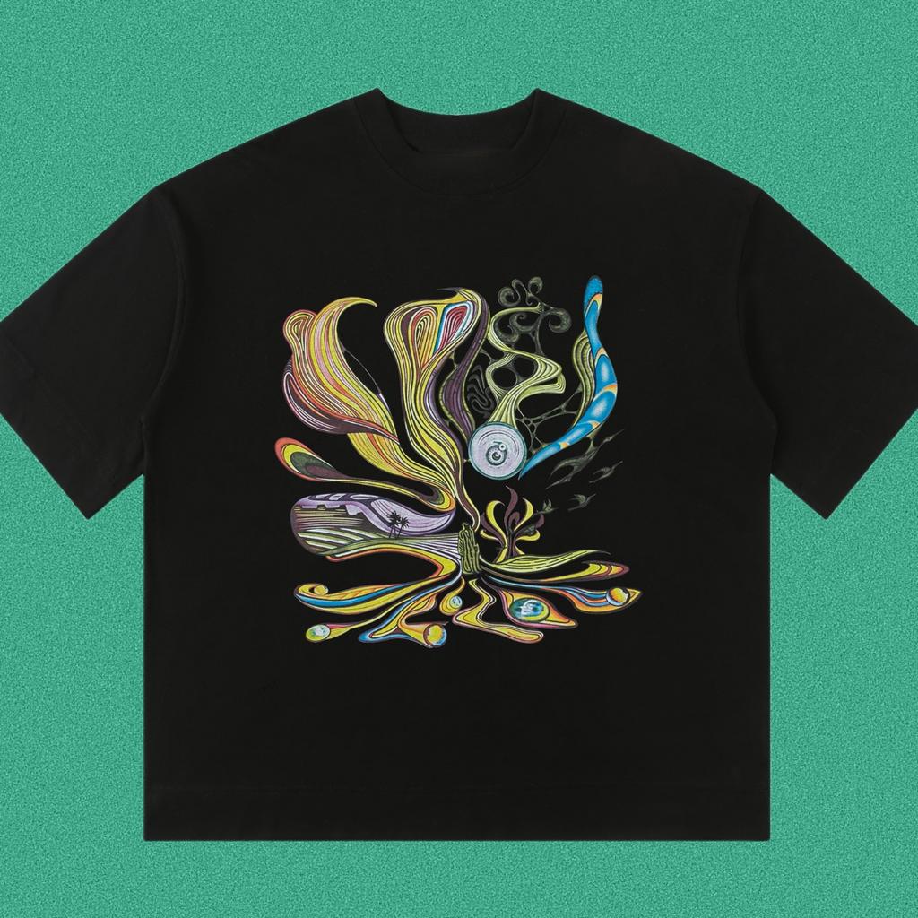Hot House Of Short Sleeve Correct Version Printed Ins American Streetwear Cotton Tshirt Errors