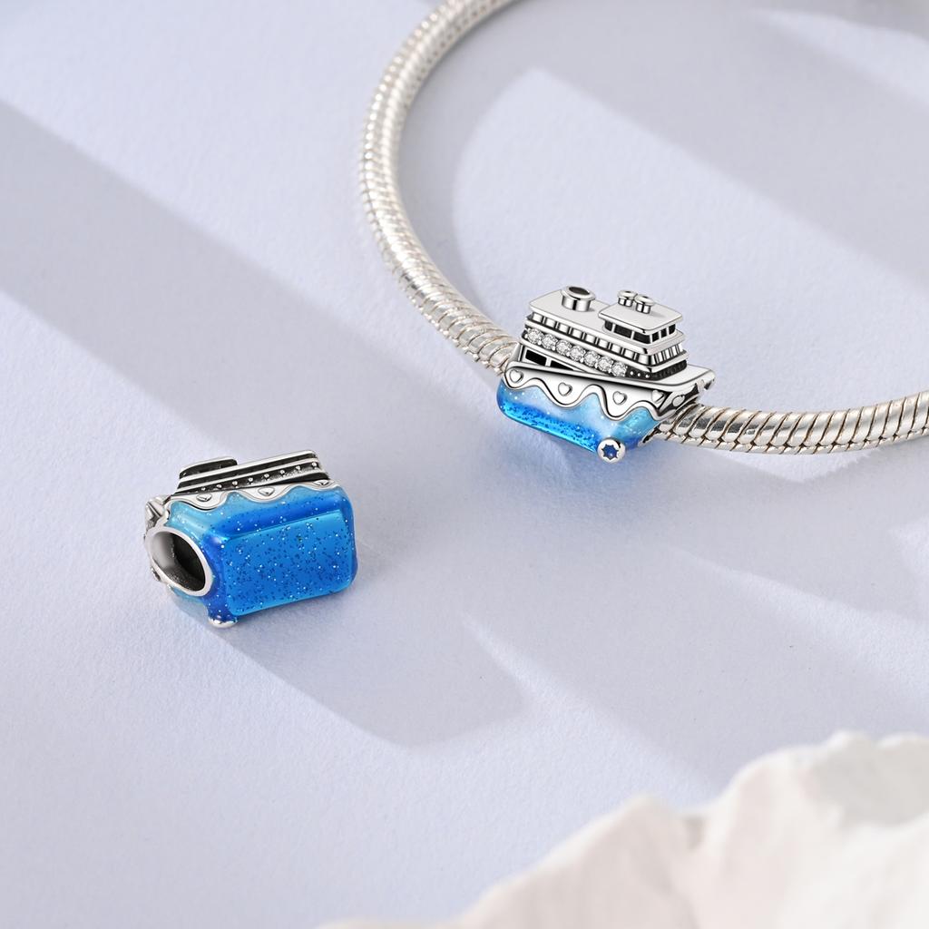Copper Plated Newest Magic Cube Valentines Day Rose Charm Bead Charms Bead Charms Compatible With Authentic Bangle Bracelets Pendants Charm Fine Jewe