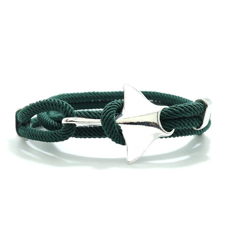 Bracciale Manta alla Moda Uomo Donna 3 Strati Regolabile Corda Animale Marino Braccialetto Accessori Protezione Ambientale Pulseras