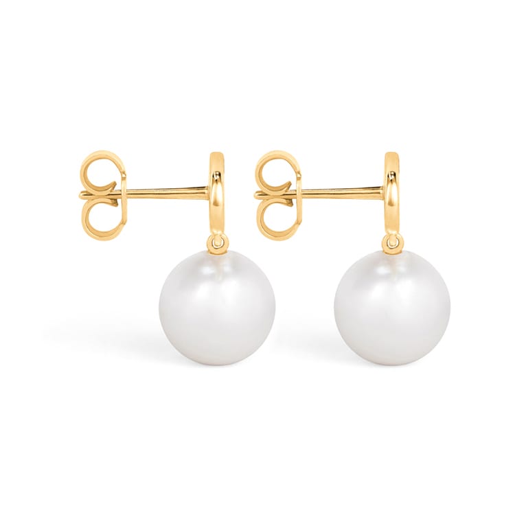 CELINE Les Perles CELINE Earrings In Brass With Gold Finish And Glass Pearls 46W796BPE.01GI