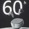 Bluetooth Earphones, Wireless Noise-Cancelling In-Ear Headphones, Low Latency, High Sound Quality, Long Battery Life, Gray