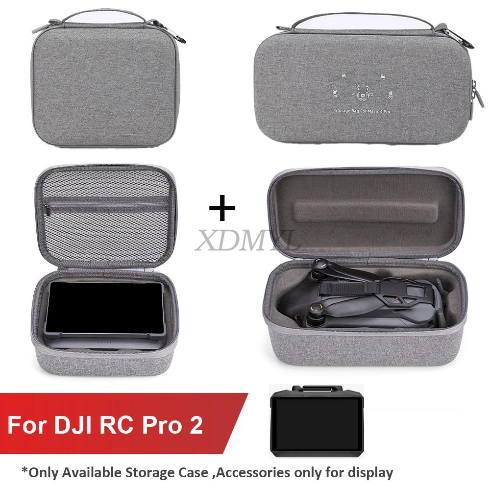 Body Body Handbag Remote Control Handheld Bag For DJI Mavic 4 Pro RC 2/RC Pro 2 Carrying Case Storage Bag Drone Accessories