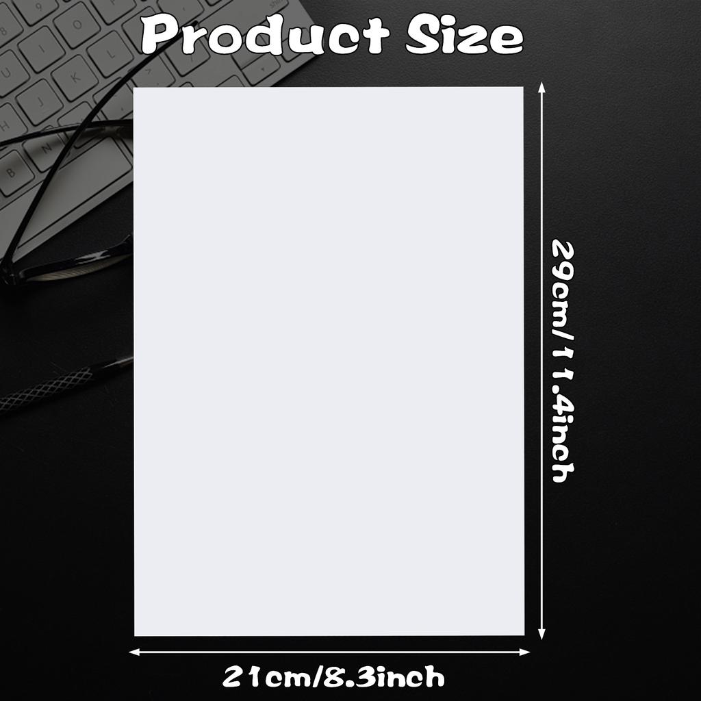 30-Piece Double Sided Tape Sheets A4 Size Clear Strong Adhesive Sticky Tape