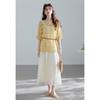 VICTORIA&VERA Summer Knit Top & Maxi Skirt Set