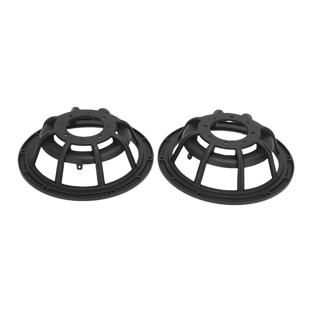 2 Stück Lautsprecher-Körbe Woofer-Rahmen Gussaluminium Lautsprecher-Körbe DIY-Teile für Subwoofer PA DJ-Lautsprecher Außen