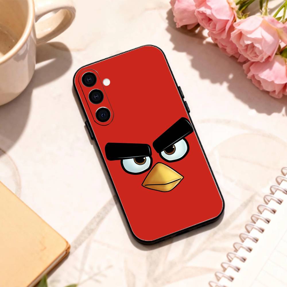 A-angry-B-Bird- Game   Phone Case For Samsung Galaxy A73,A72,A71,A70,A53,A52,A51,Others Soft Black Shell