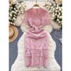 Silm Spring and Summer Cut Out Crocheted Water Soluble Dress Lace
