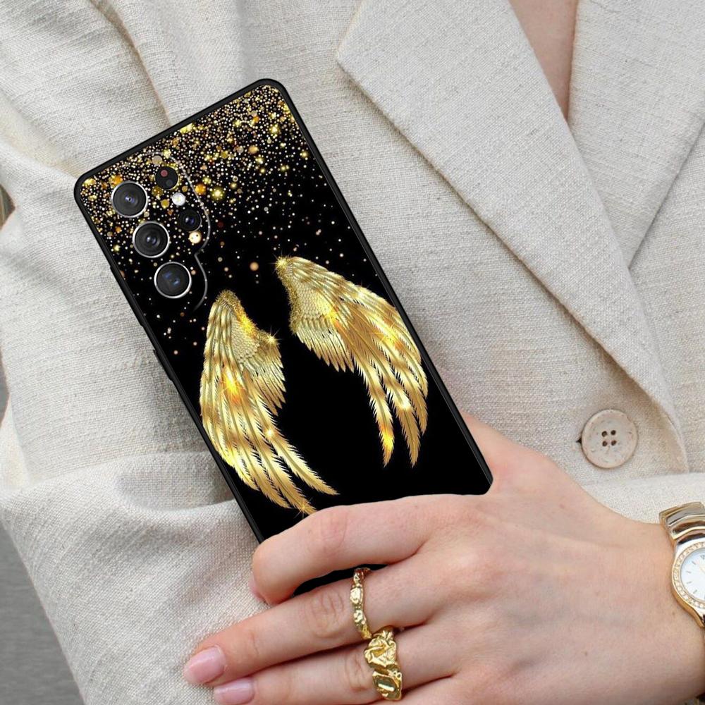 Exquisite Wings Cell Phone Case for Samsung Galaxy S26 Ultra S25 S24 S23 S22 S21 S20 Note10 Cover