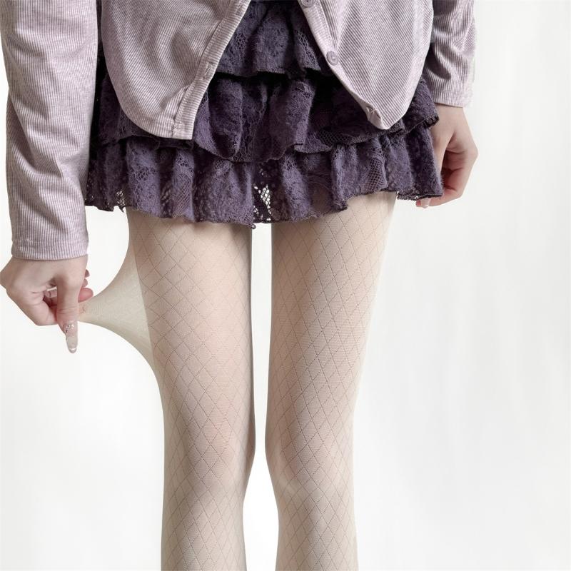 Women's Patterned Tights Vintage JK Pantyhose Tights Students Girls Pantyhose Sheer Tights Thigh High Stockings