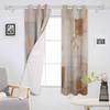 Brush Color Block Abstract Watercolor Blackout Curtains For Living Room Bedroom Window Treatment Blinds Drapes