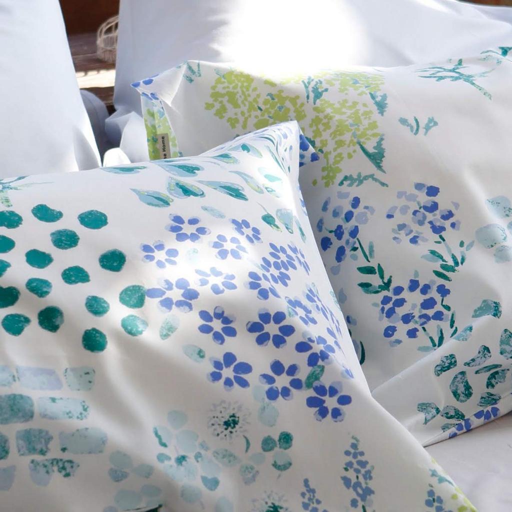 Fab the Home Pillow Case Blue 50x70cm Gardens Cover/Pillow FH113174-300