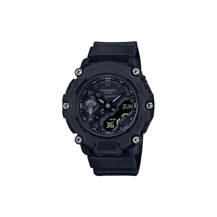 

Casio G-Shock Series Beach Party Theme Waterproof Shockproof Stopwatch Calendar Multifunction Sports Watch Quartz Movement Resin Strap GA-2200BB-1A Regular Watch Box,Black Dial