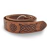 Medieval Embossed Viking Vegvisir PU Leather O Ring Belt Retro Renaissance
