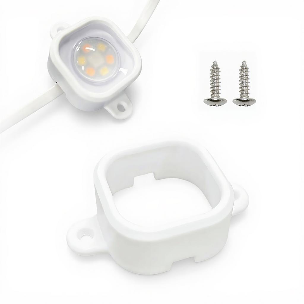 65PCS/SET Stable Outdoor Light Clips Holder Stability In Heavy Rain Strong Winds And Harsh Conditions  Light Clips