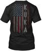 Kuka Family T-Shirt mit amerikanischer Flagge Hergestellt in den USA Größe S bis 5XL