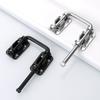 Stainless Steel Door Lock No-drill Safety Barrel Bolt Non Perforated Buckle  Bathroom Doors