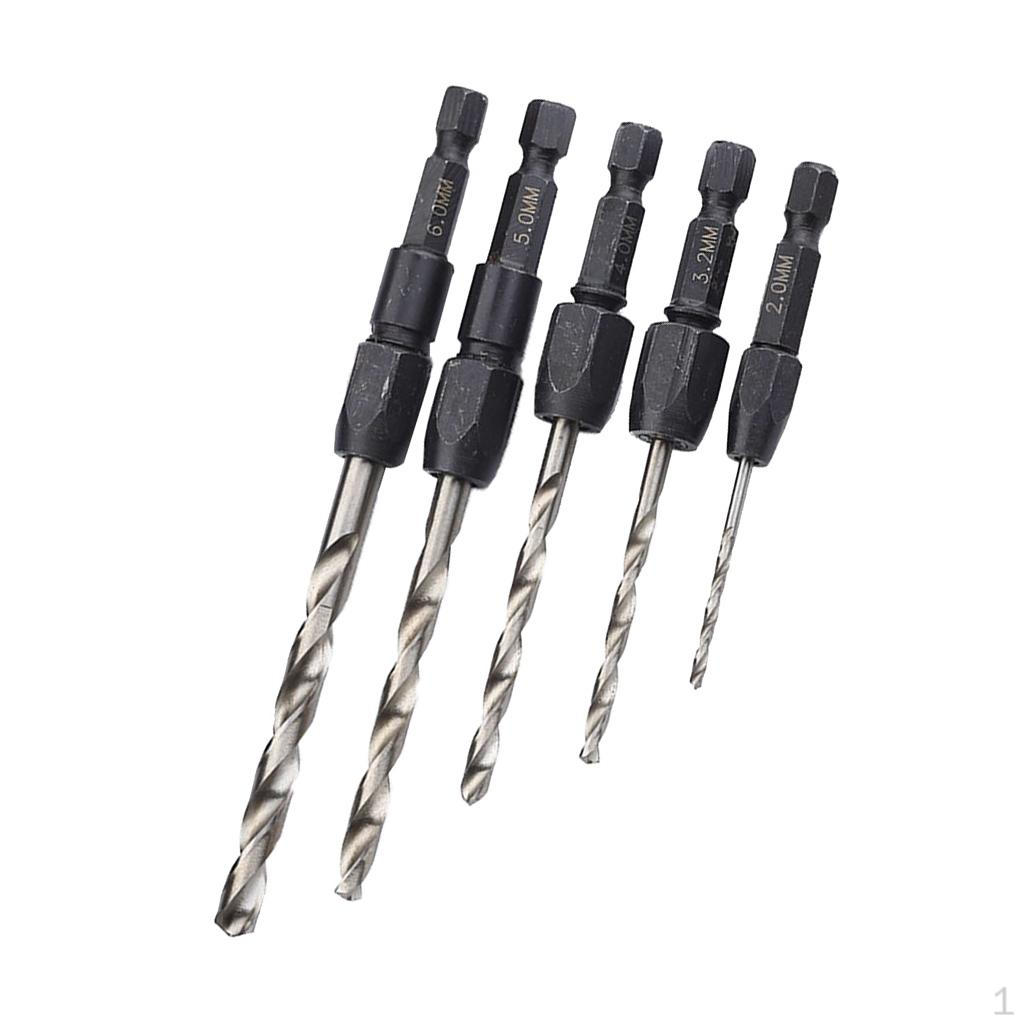 

5pcs Hex Shank ,.2,4,5,6mm
