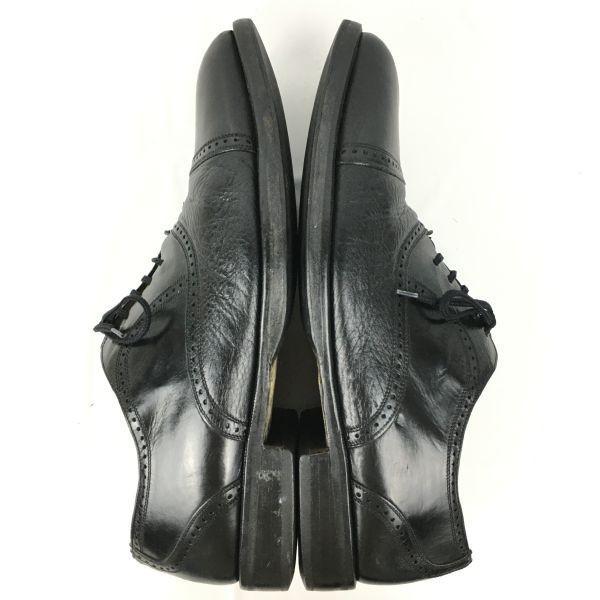 Spanish Vintage Mezlan Cap Toe Business Shoes Black size 9.5W 27.5 Men's(USED)