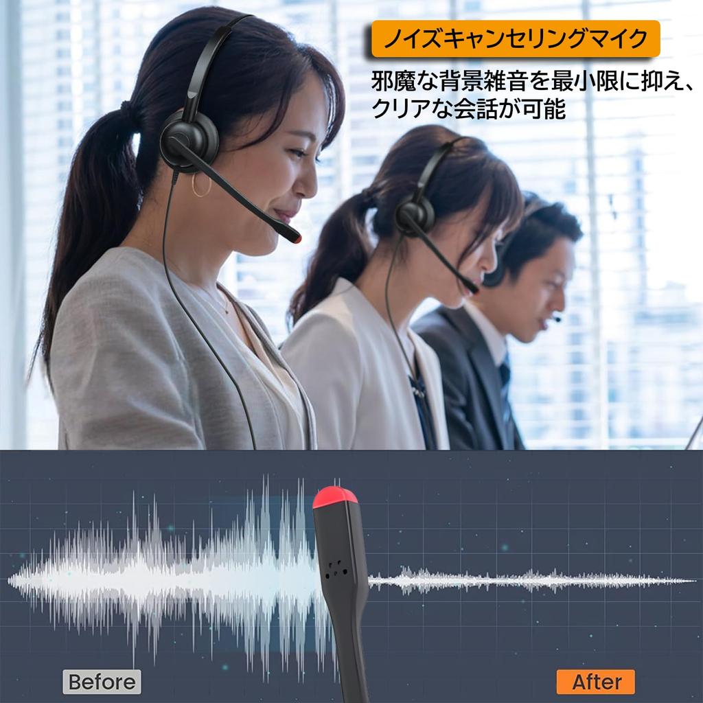 Callez Headset med Brus PC Typ C Trådbunden Fjärrkontroll Volym Mute Typ C Kompatibel med Mac Web från Office vänster och höger lättvikts USB-C