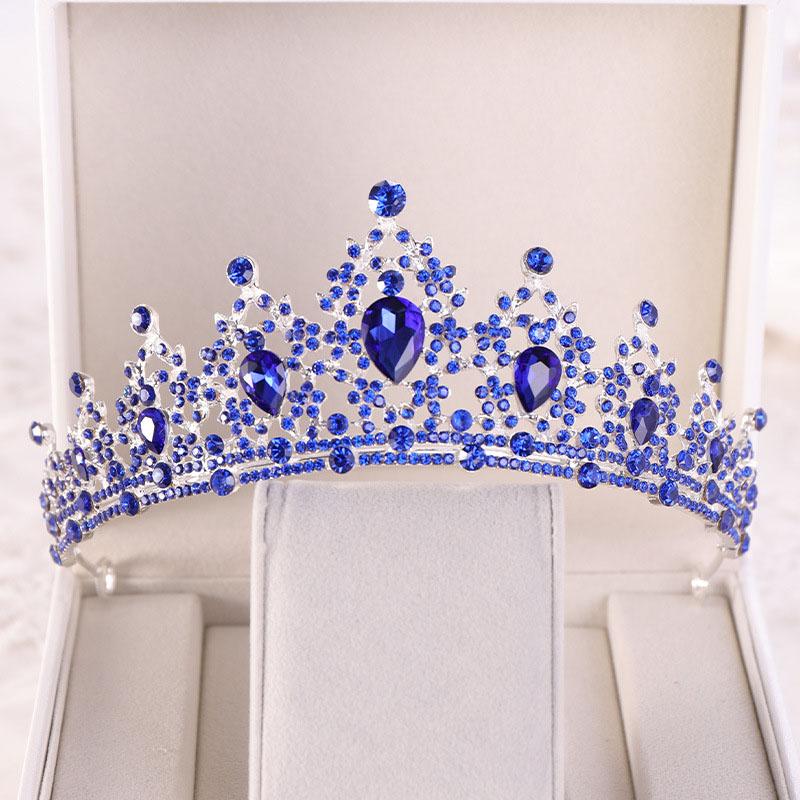 Wedding Crown Tiaras Rhinestone Diadem Girls Birthday Noiva Headpiece Coronitas For 15 Years Bridal Hair Accessories Jewelry