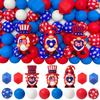 25/49PCS 3D US Independence Day Silicone Bead Set, Perfect for DIY Handmade Crafts Such As Keychains, Necklaces, Bracelets, Etc