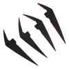 4PCS Front Bumper Side Canards Splitter Fins Car Body Decoration for 3 Series  0  1 LCI M Sport 2023+