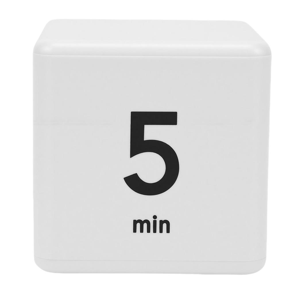 Countdown-Timer Würfeldesign Mehrere Zeiteinstellungen 5 15 25 45 Minuten Lern-Timer für Schüler Weiß