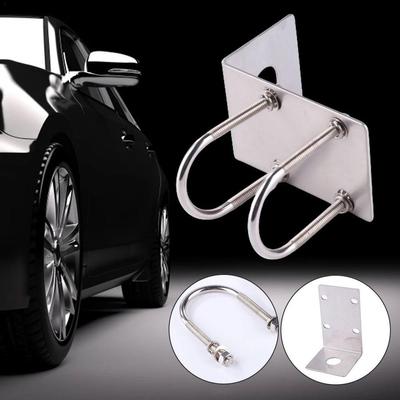 Staffa per Antenna per Ricetrasmettitore Radio per Auto Morsetto a U in Acciaio Inossidabile Accessori per Auto