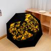 1 Stück Automatischer Faltregenschirm - Wu-Tang Clan Muster, Tragbares & Faltbares Design mit 8 Speichen, Weihnachts-Geburtstagsgeschenke