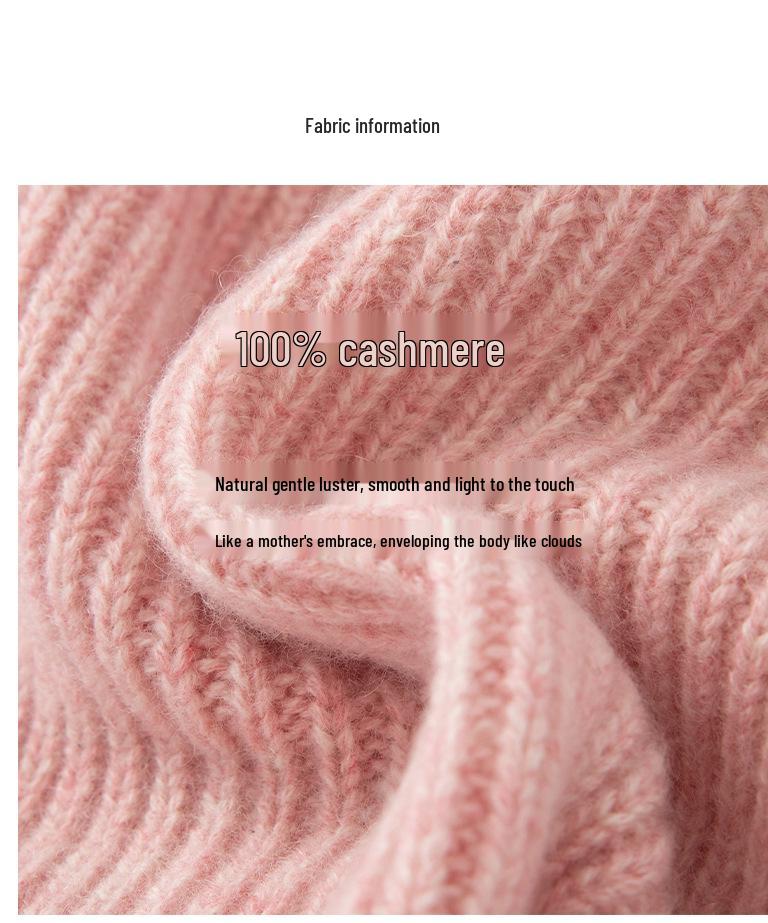 Christmas Red 100% Pure Cashmere Baby Wool Knitted Hat for Autumn & Winter Warmth